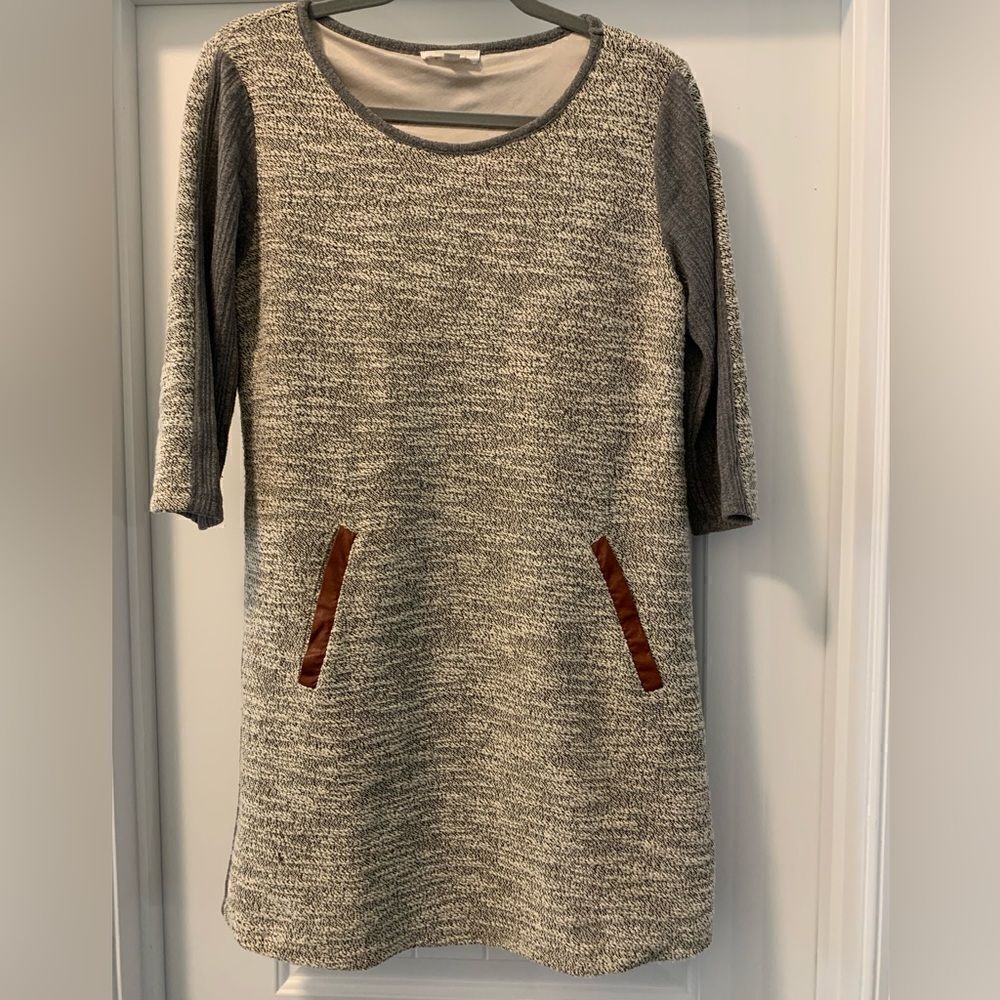 THML Anthropologie Sweater Boucle Style Dress Size Medium